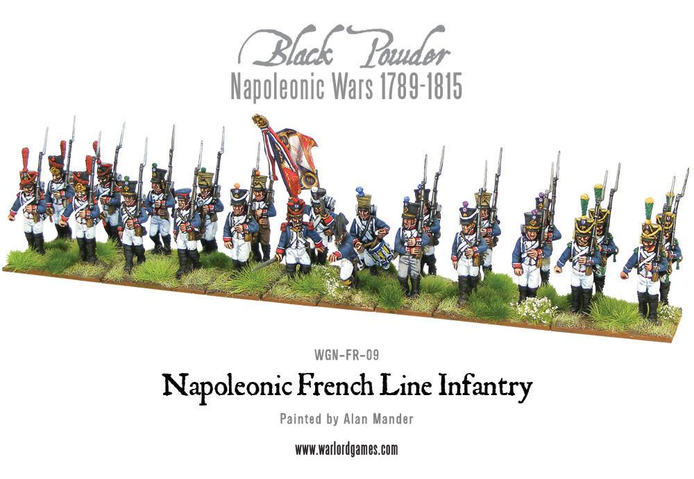 Warlord games Napoleonic French line infantry 1807-1810 
