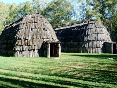 Longhouses. Photo by Ray Martin.